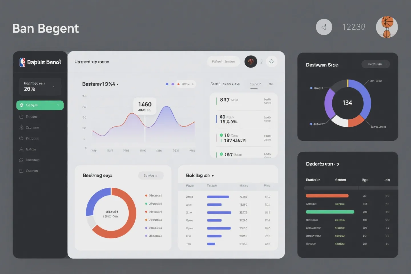 NBA统计可视化示意图